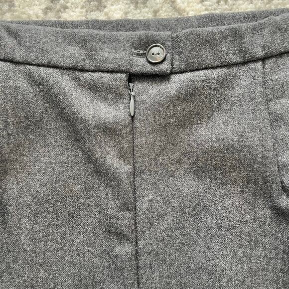 Vintage Orvis Gray Wool Midi Pencil Skirt Preppy Grandmacore 10 - Picture 5 of 5